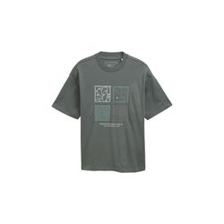Tom Tailor Denim oversized printed t-shirt - green (21951)