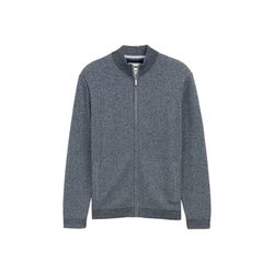 Tom Tailor Strickjacke mit Stehkragen - blau (38775)