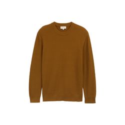 Tom Tailor Structured cotton sweater - brown (25985)