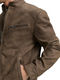 Tom Tailor Bikerjacke aus Kunstleder - braun (30513)