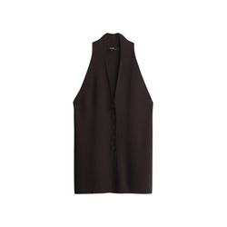 someday Knitted waistcoat - Tabriela - brown (20026)