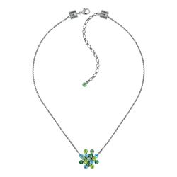 Konplott Kette - Magic Fireball - blau/grün/silver (0040)