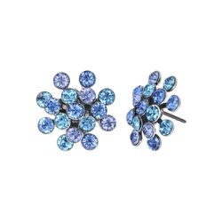 Konplott Ohrstecker - Magic Fireball Mini - blau/silver (0040)