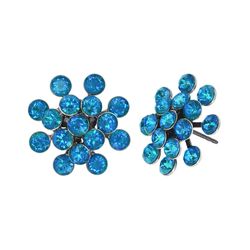 Konplott Ohrstecker - Magic Fireball - blau/silver (0040)