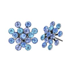 Konplott Ohrstecker - Magic Fireball - blau/silver (0040)