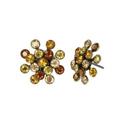 Konplott Ohrringe - Magic Fireball Mini - gelb/orange/silver (0040)