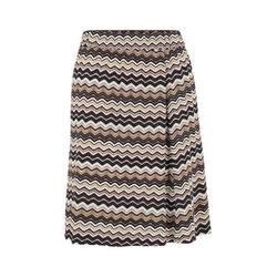 Zero Rock mit Zickzackmuster - beige/schwarz (7898)