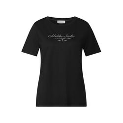 Street One Studio Shirt with foil wording - black (20001)