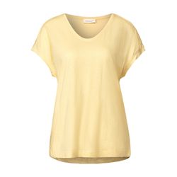 Street One Studio Jersey V-Neck T-Shirt - yellow (16281)
