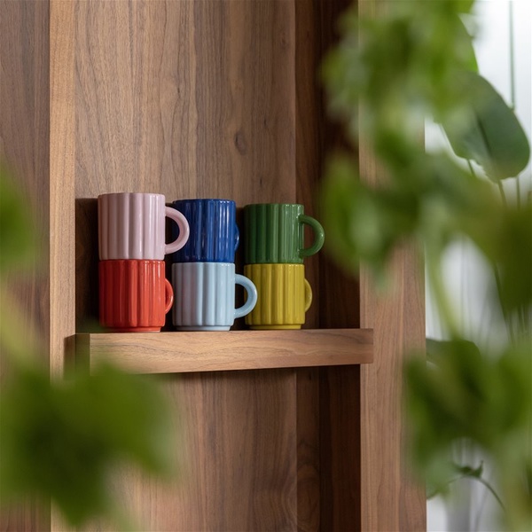 &Klevering Tasse - blau (blue)
