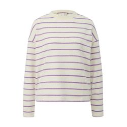 Q/S designed by Strickpullover - weiß/violet (02G0)