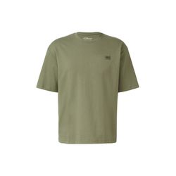 s.Oliver Red Label T-Shirt aus hochwertigem Jersey im Relaxed Fit - grün (7853)