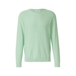 s.Oliver Red Label Strickpullover mit Flammgarnstruktur - grün (6122)