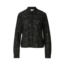 comma Semi-transparent lace shirt blouse - black (99B1)