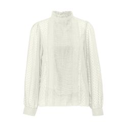 Q/S designed by Transparent chiffon blouse - white (0200)