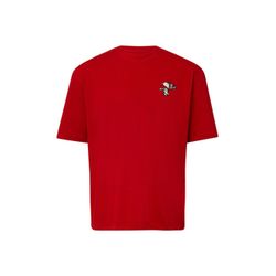 s.Oliver Red Label T-Shirt mit Peanuts-Artwork im Relaxed Fit - rot (33D1)