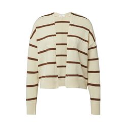 s.Oliver Red Label Gestreifter Cardigan aus Baumwollmix - beige/braun (80X4)