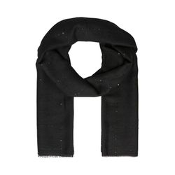 s.Oliver Red Label Breiter Schal mit Pailletten-Details - schwarz (9999)