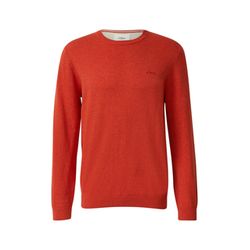 s.Oliver Red Label Strickpullover mit Logo-Stickerei - rot (34W0)