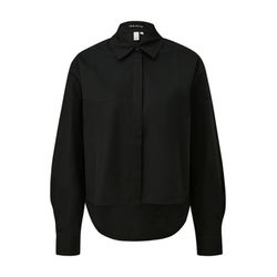 Q/S designed by Cotton blouse - black (9999)