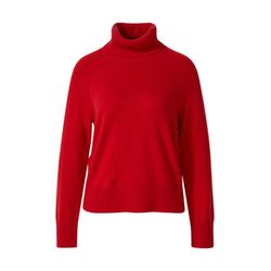 s.Oliver Red Label Rollkragenpullover mit seitlichem Knopf-Detail  - rot (3384)