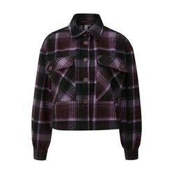 Q/S designed by Checkered overshirt - violet (46N0)