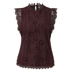 Q/S designed by Blusentop aus Samtspitze - violet (4925)