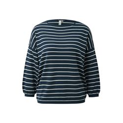 Q/S designed by Pull léger en maille - bleu/blanc (58G0)