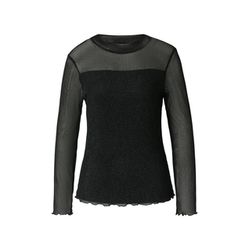 s.Oliver Black Label Transparent shirt with lined bodysuit - black (9999)