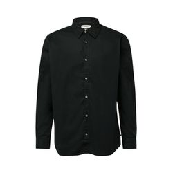 s.Oliver Red Label Regular Fit: Strukturiertes Hemd mit Kentkragen - schwarz (9999)