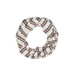 s.Oliver Red Label Fine knit loop scarf with striped pattern - brown/pink/white (02G3)