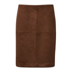 s.Oliver Red Label Short skirt made of roughened imitation leather - brown (8837)