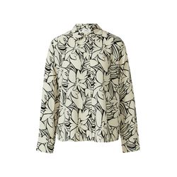 s.Oliver Red Label Fließende Bluse mit floralem Muster - schwarz/beige (99A4)