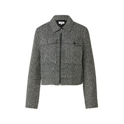 s.Oliver Red Label Bouclé jacket with patch pockets - black (9999)