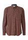 s.Oliver Red Label Regular Fit: Elastisches Button-Down-Hemd mit Karomuster - braun/rot (39N1)