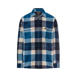 Camel active Langarmhemd mit Kentkragen - blau (43)