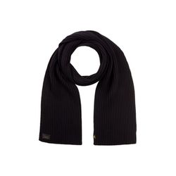 Camel active Schal aus Baumwoll-Mix - schwarz (88)