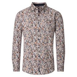 Casamoda Casual Fit: Freizeithemd - braun (200)