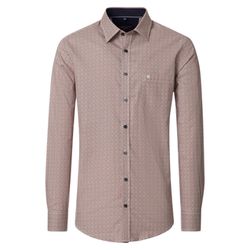 Casamoda Casual Fit: Freizeithemd - rot/orange (450)