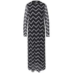 Street One Mesh pleated dress - black (20001)