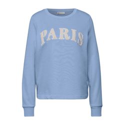 Street One Sweatshirt mit Wording - blau (27149)