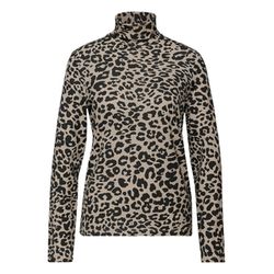 Street One Patterned turtleneck shirt - beige/black (26351)
