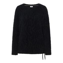 Cecil Federgrarn Jacquard Shirt - schwarz (10001)