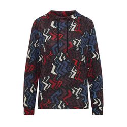 Cecil Cosy Shirt mit Grafikmuster - blau/rot/schwarz (37651)