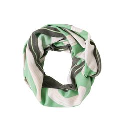 Cecil Gemusterter Loop-Schal - grün (37555)