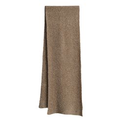 Opus Shimmering knit scarf - Aglezi   - brown (20022)
