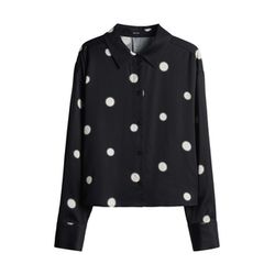Opus Shirt blouse - Famena dot - black/white (900)