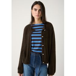More & More Flauschiger Cardigan - braun (0279)