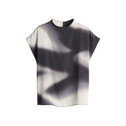 someday Loose Satinbluse - Zalactic - grau/weiß (900)