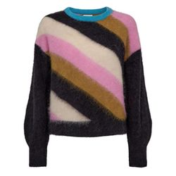 Nümph Jumper - Nusuri - beige/blue/pink (0562)